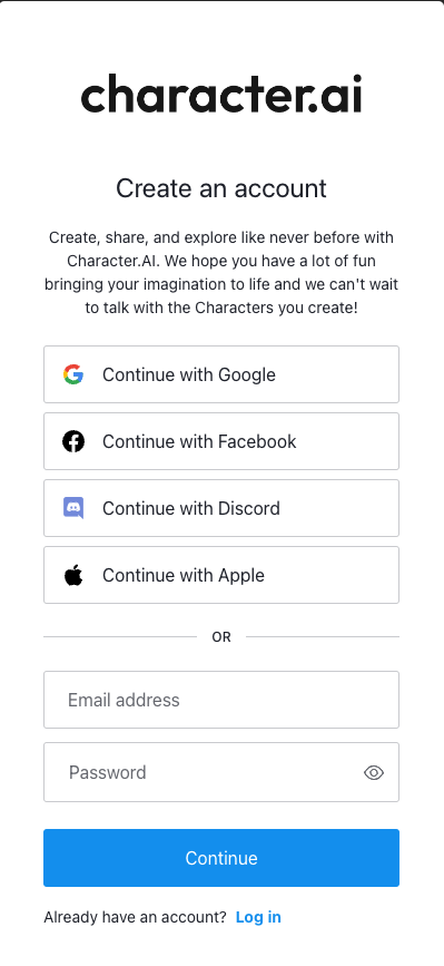 Character AI Login: Sign Up, Sign in, and Use